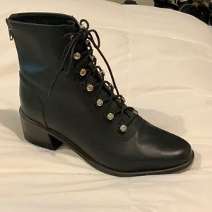 Free People Eberly Lace Up Leather Boots